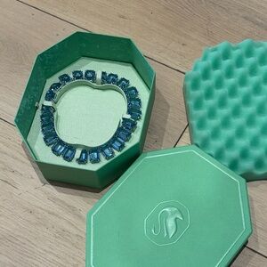 Swarovski Millenia necklace, Octagon cut, Blue, Rhodium plated NWT